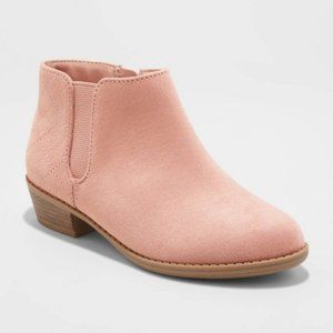 Girls' Aleah Microfiber Chelsea Booties - Pink